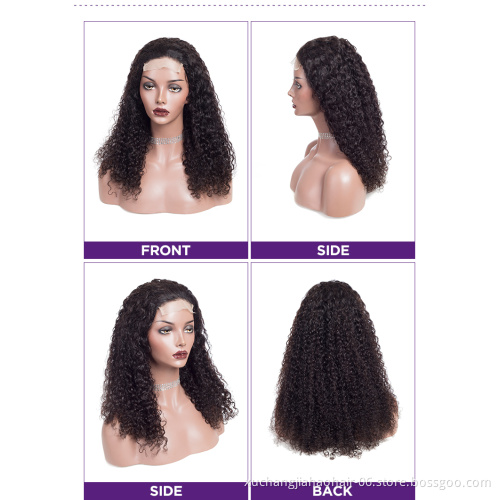 Full Cuticle Brazilian Virgin Hair Glueless HD Full Lace Wig with baby hair,100% virgin human hair full lace wig for black women